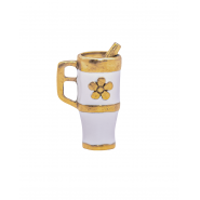 White Tumbler - Hand Painted  #6603HPWT